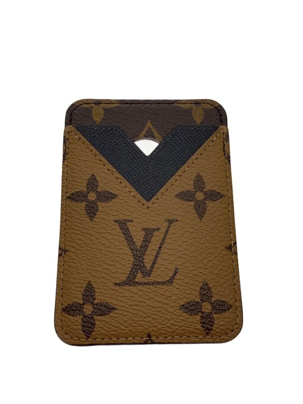 LOUIS VUITTON Card Case Wallet Brown Monogram